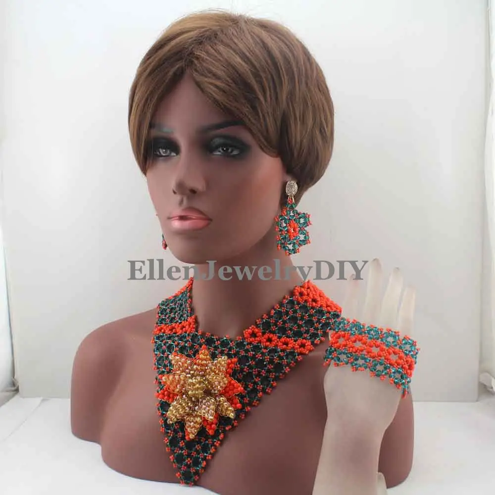 Новейшая мода набор украшений в виде шоколадного смешивания индийский свадебный