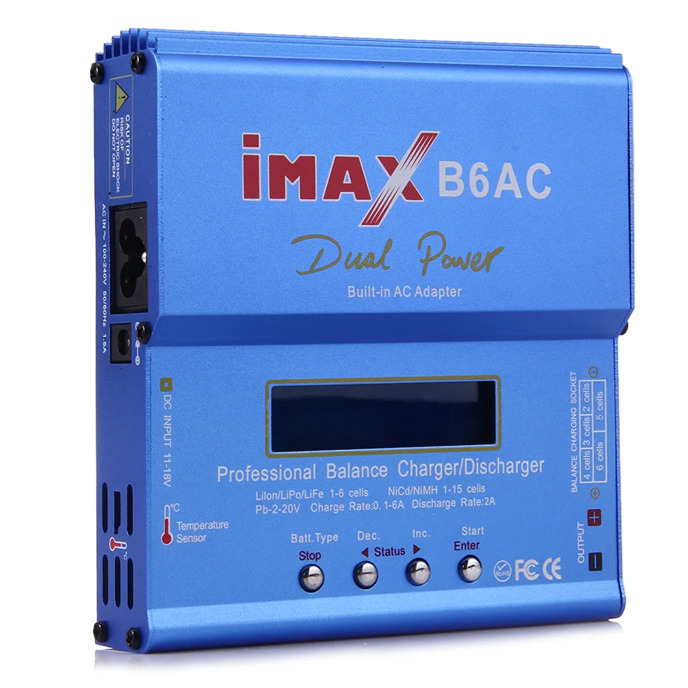 IMAX B6AC Digital AC 80 Вт никель металлогидридные батареи литиевых Батарея баланс