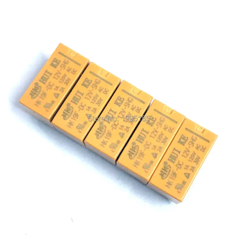 5 шт. реле HK19F DC12V SHG 12VDC 8PIN твердотельное 12В Rele HK91F DC высококачественное связи|Реле| |