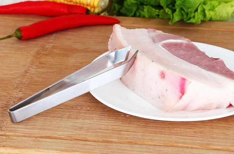 Kitchen tools pig hair extractor clamp chicken duck feather stainless steel forceps fish bone | Дом и сад