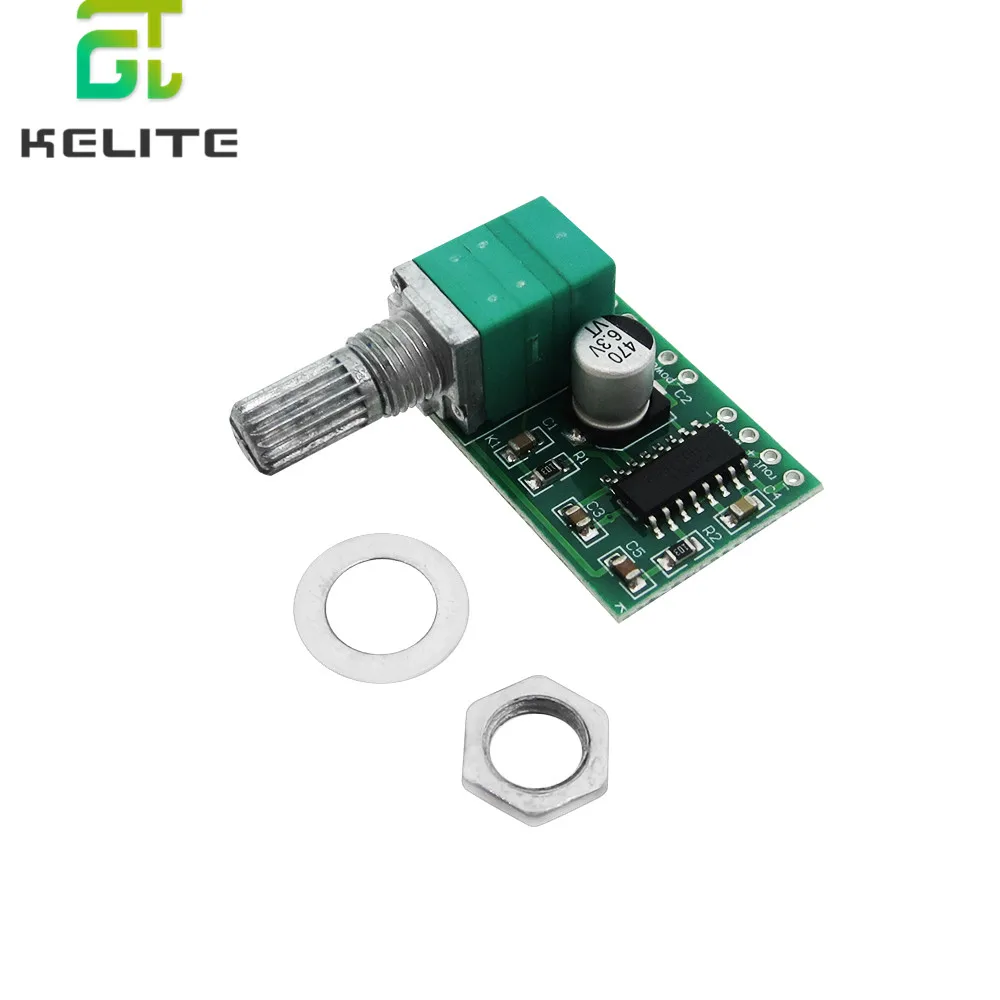 

1PCS PAM8403 2.5-5V 2X3W Mini Audio Class D amplifier board PAM8403 5V Power
