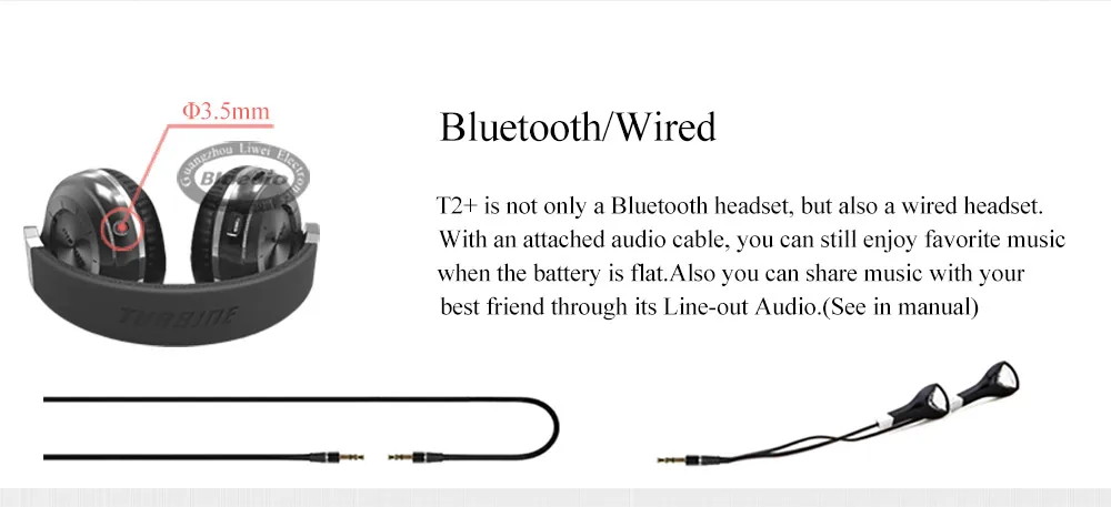 Bluedio T2+ Bluetooth наушники Беспроводной Высокое качество гарнитура стерео звук Eairphone Четыре цвета с микрофон для звонков и музыки