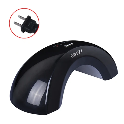 6W US Plug Светодиодный светильник для ногтей, 6 Вт/48 Вт, лампа для маникюра, Гель-лак, лампа для сушки ногтей, УФ лампа, профессиональный свет 30 с/60 с/90 с для отверждения ногтей - Цвет: 6W US Plug