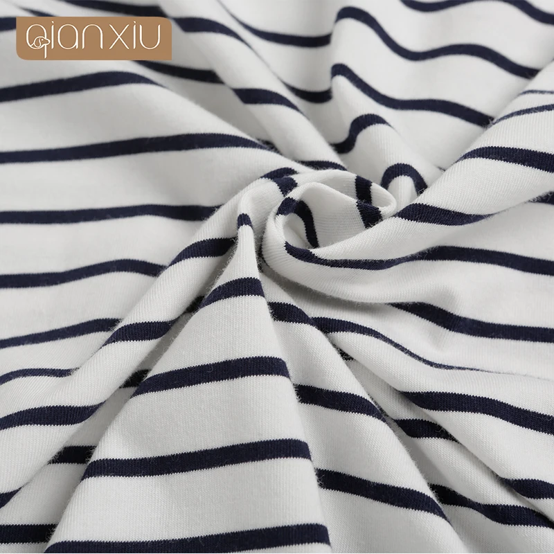 

Qianxiu the fall of the new couple striped pajamas suits for women 91687