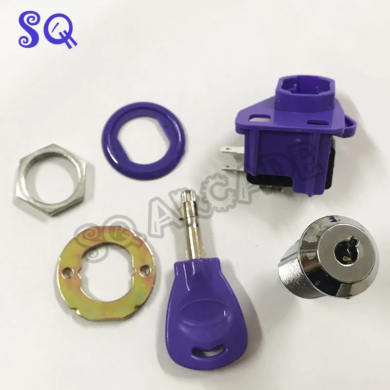 

Кредитный замок с ключом для рыболовной машины, игровой автомат для игры в Марио, игровые автоматы для аркадных игр