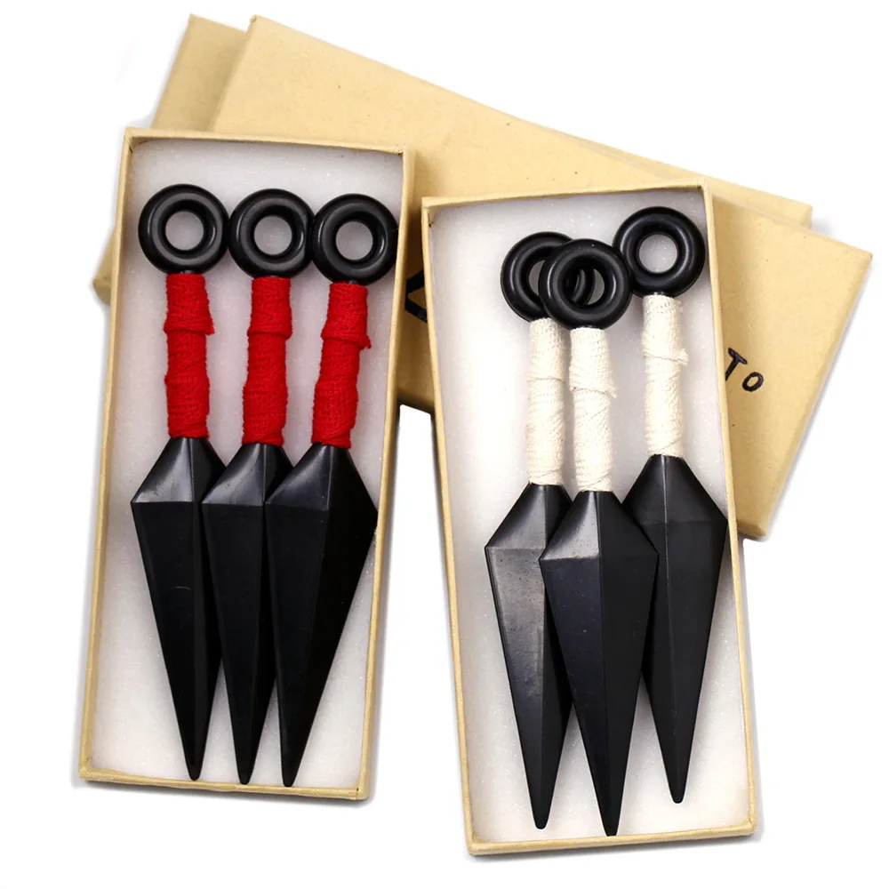 26 см аниме Наруто кунай Узумаки Коноха Какаси пластик большой размер cos play