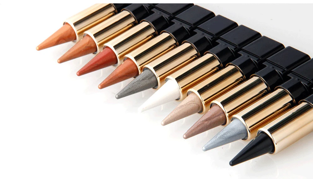 NICEFACE 20 цветов, Металлические тени для век, кремовый карандаш, Водостойкий карандаш для теней, стойкий макияж, мерцающий, дымчатый, сверкающий