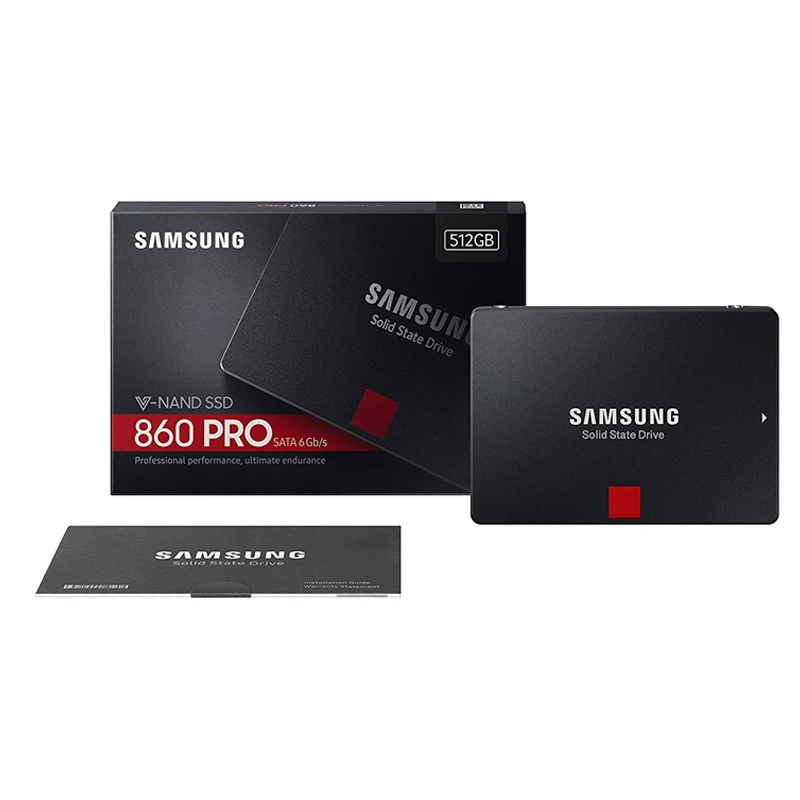 Samsung 2, 5  SATA III SSD 860 PRO 256  512  1  2      