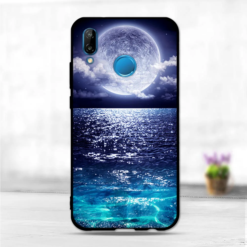 5 84 "чехол для Huawei P20 Lite чехол lite задняя крышка защитный телефона Coque | Мобильные