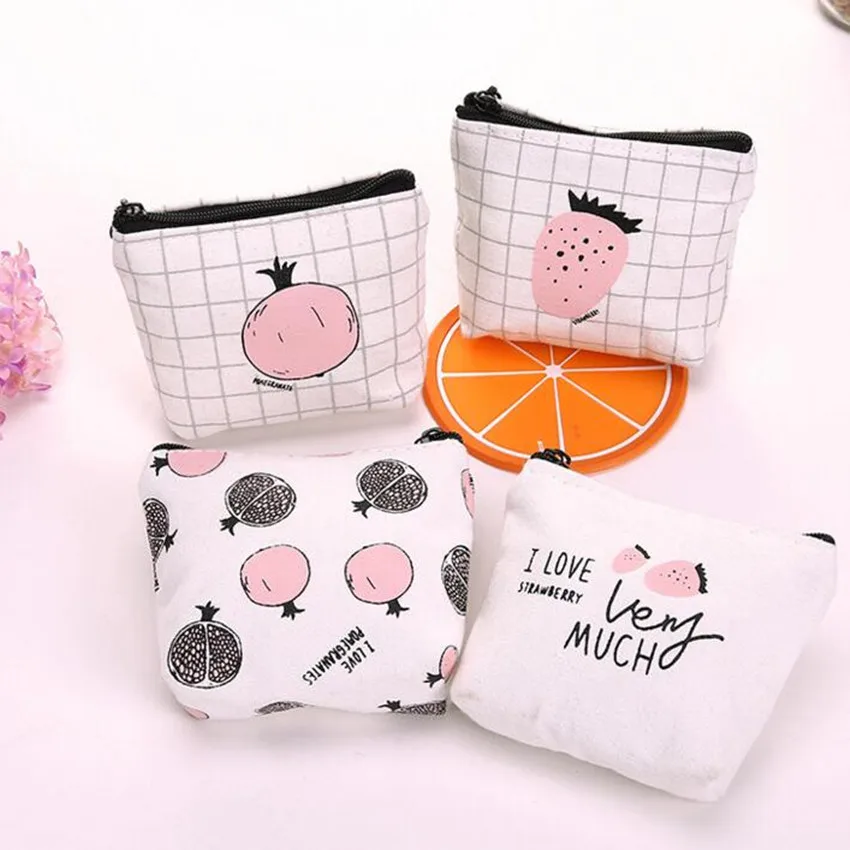 Простой тканевый кошелек M113 с мультяшным рисунком Большая вместительная сумка