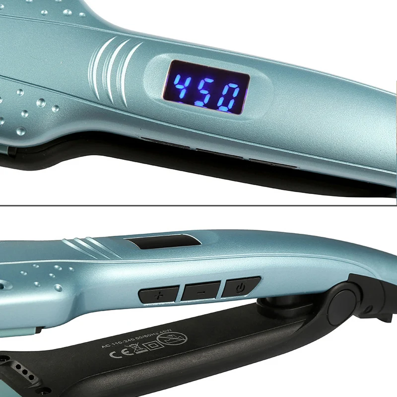 

TOHUAN Professional Infrared Hair Straightener Ceramic Flat Iron Negative Ion Straight Hair Irons with Air Hole Heat Dissipation