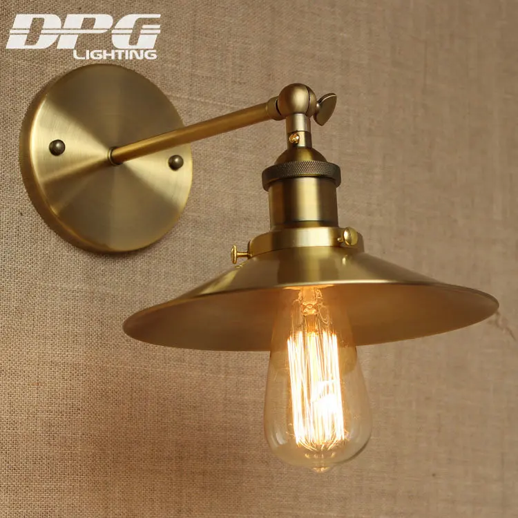 Винтажная настенная Светодиодная лампа лофт антикварные качели длинные руки