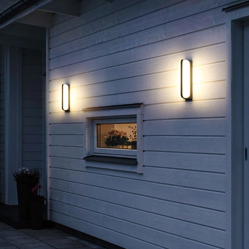 Уличная настенная лампа водонепроницаемый светильник для коридора лестницы