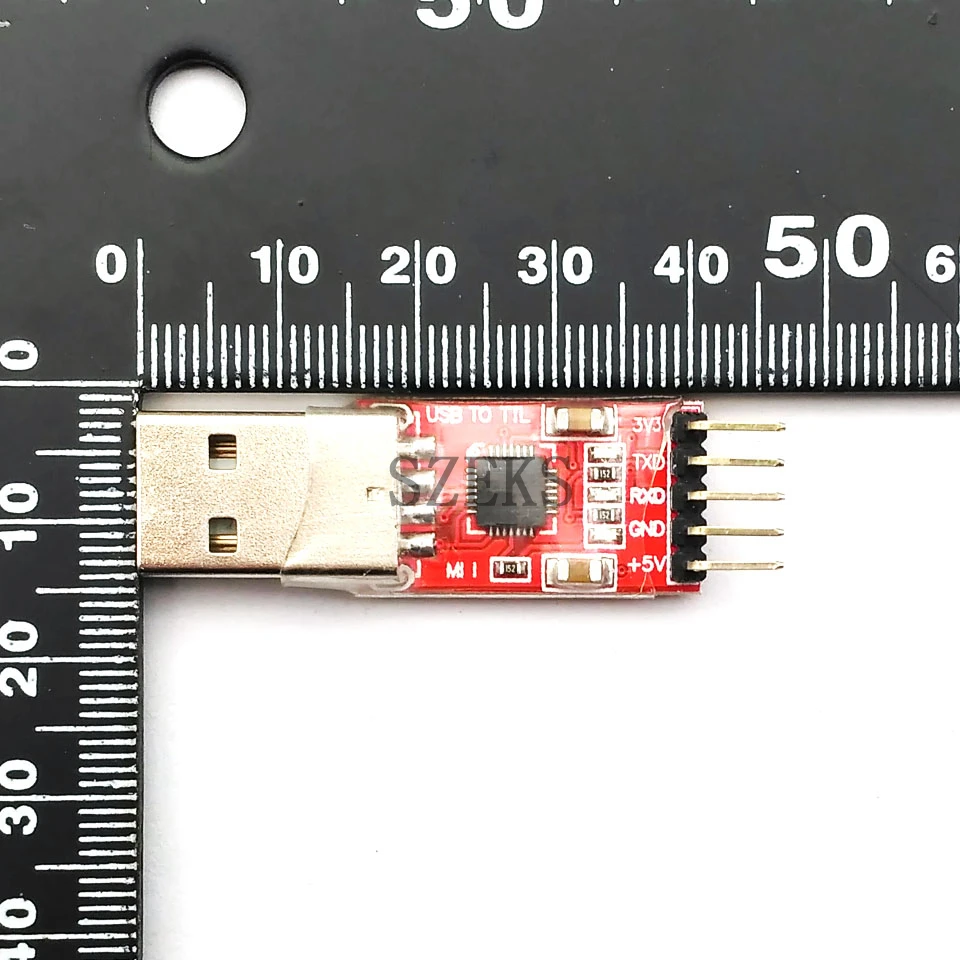 CP2102 USB 2 0 к UART TTL 5 контактный модуль разъема последовательный преобразователь