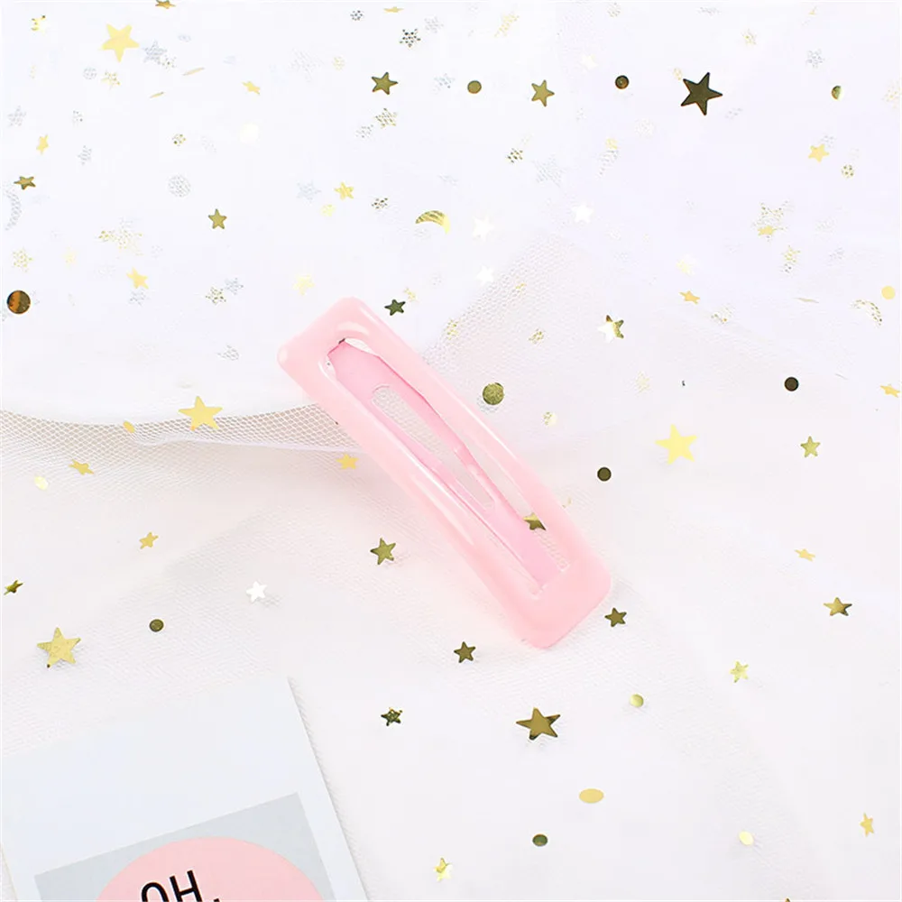 Милые блестящие заколки для волос квадратные девочек уникальный женский подарок