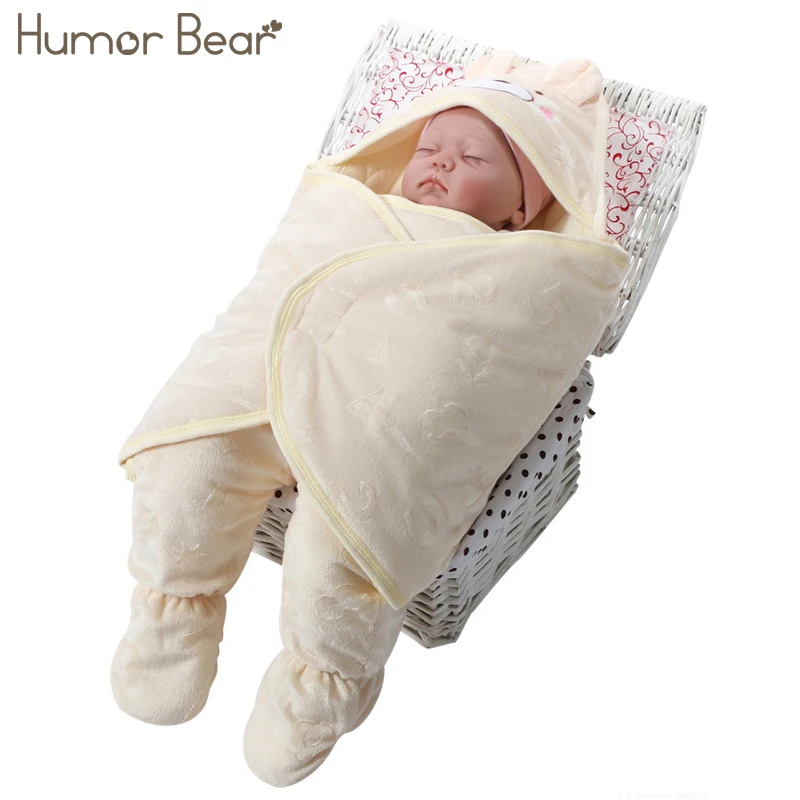 Humor Bear/детский спальный мешок, зимний конверт для новорожденных, теплый спальный мешок, хлопковый детский спальный мешок