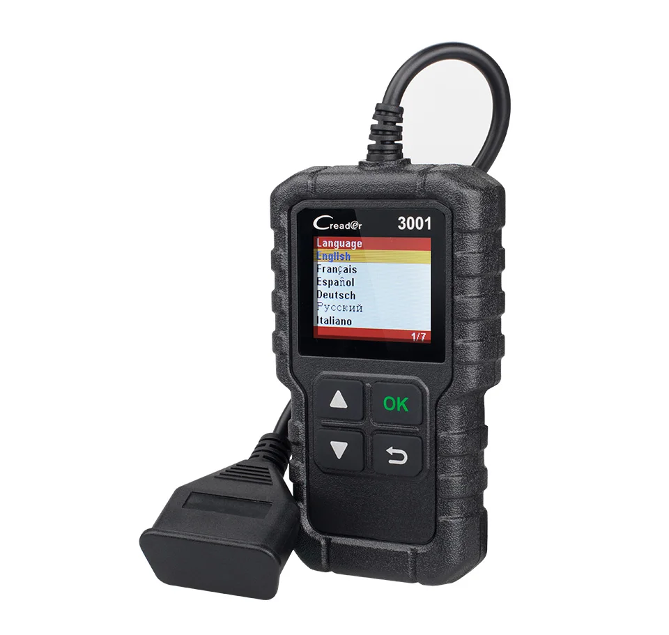 Launch Creader 3001 OBDII / EOBD сканер кода поддерживает семь языков как AL419|Диагностические