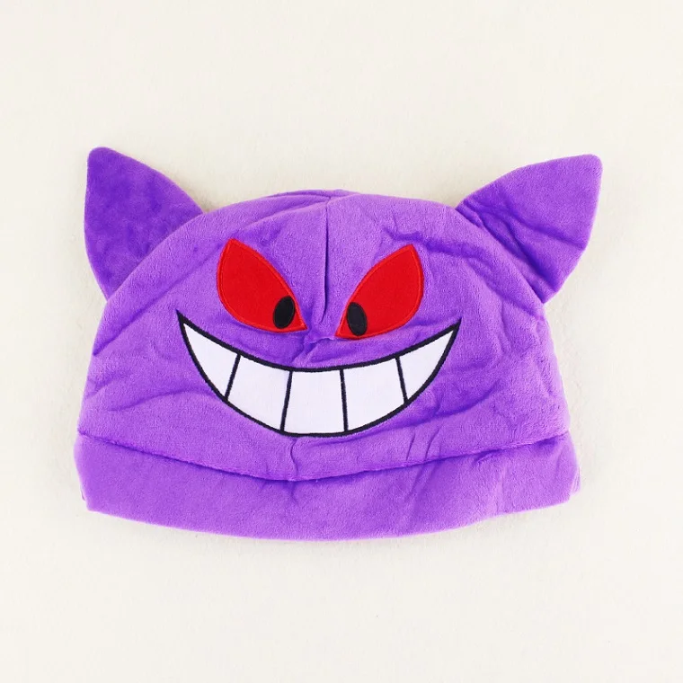 Style 11 11 видов стилей Kawaii аниме Snorlax Стрекоза EEVEE Gengar Mew взрослые и дети хип-хоп шапка плюшевая шапка с наполнителем игрушки куклы - Цвет: Style 11