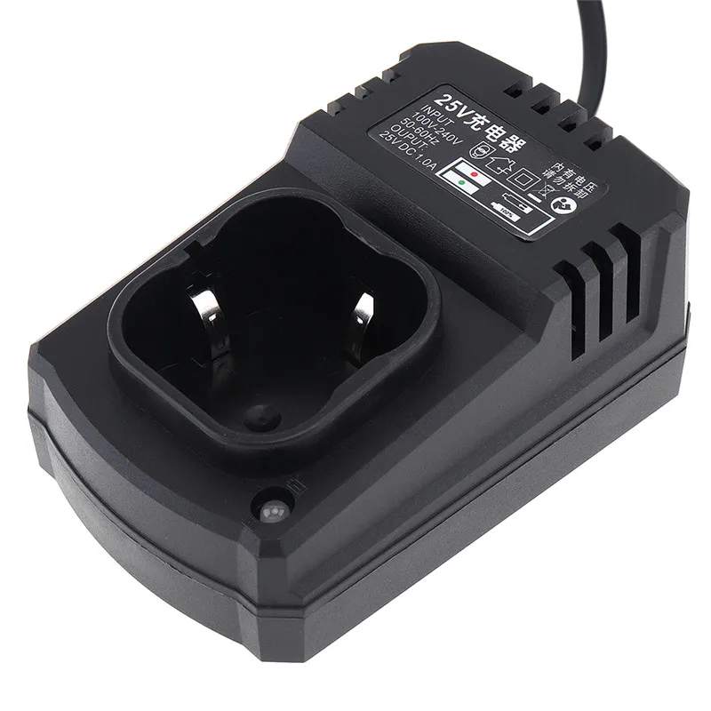 25V EU DC 16,8 в/25 в портативный литиевый аккумулятор, зарядное устройство, поддержка 100-240 в, источник питания, литиевая электрическая дрель/отвертка - Цвет: 25V EU