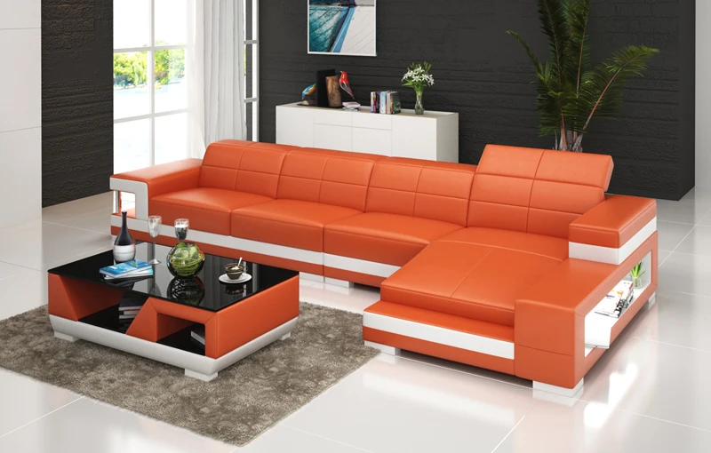 Модульный дизайн мебель для гостиной кожаный диван G8017C|living room furniture|furniture living