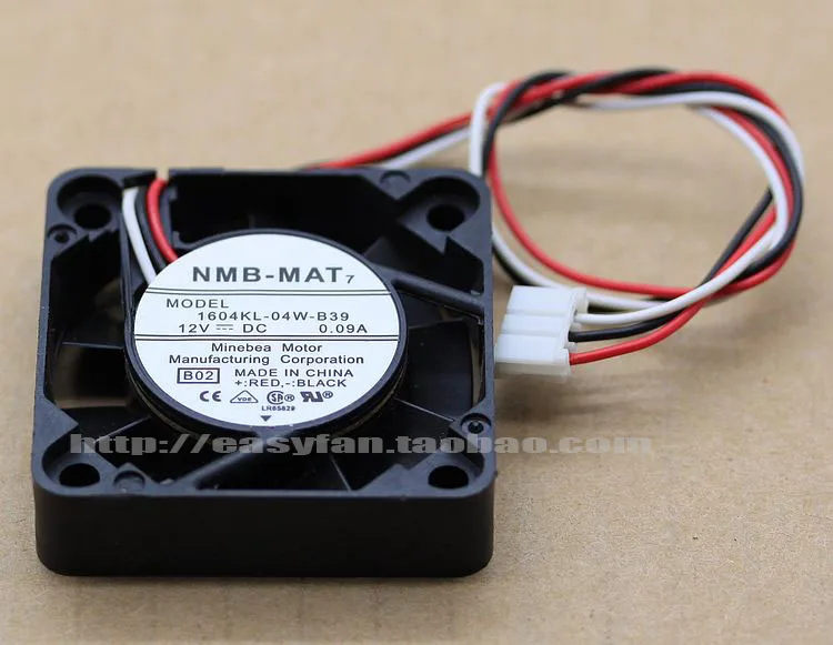 Новый NMB-MAT NMB 1604KL-04W-B39 4 см 12V 0.09A для Yaskawa Серводвигатель Вентилятор охлаждения |