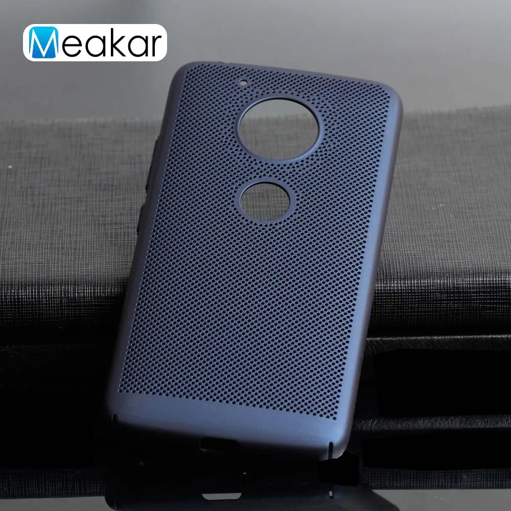Mesh heat dissipation 5.0For Moto G5 Case For Motorola Cell Phone Back Cover |