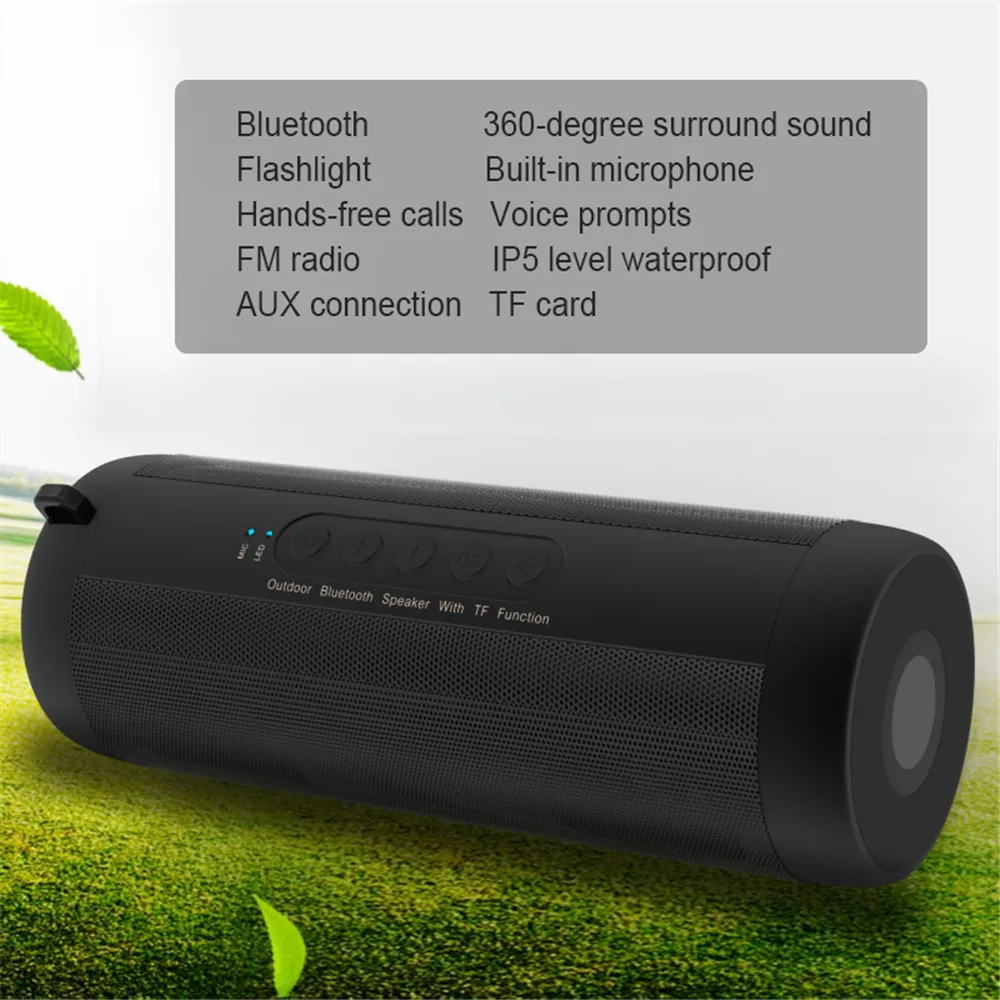 T2 Bluetooth динамик водонепроницаемый портативный открытый беспроводной мини