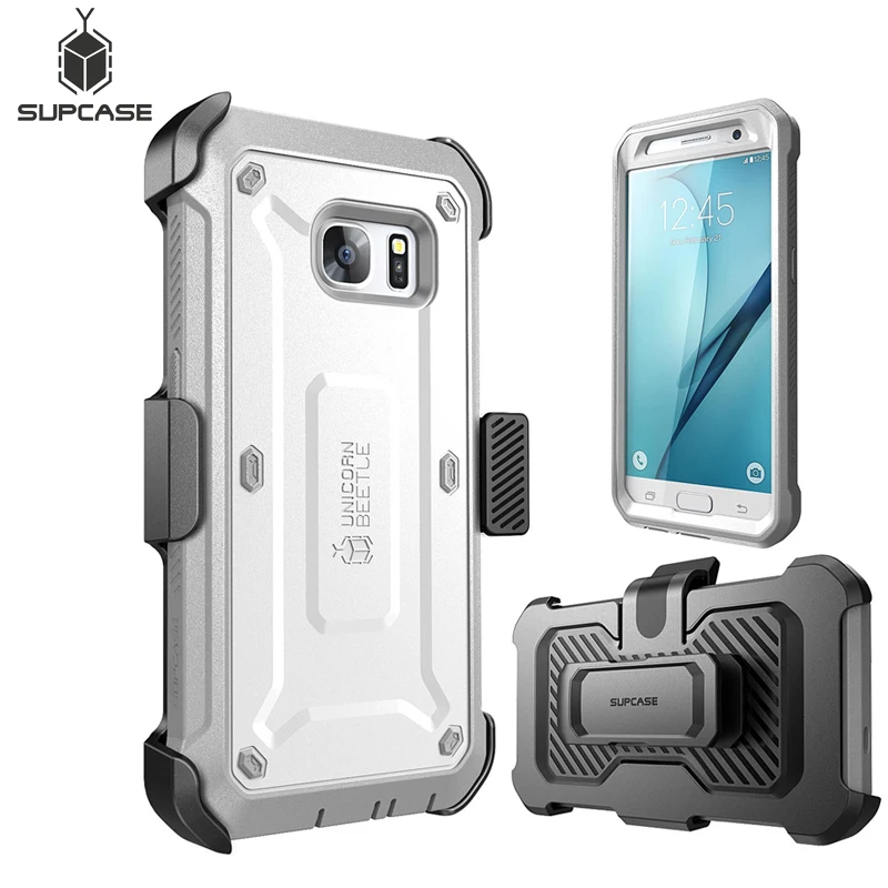 supcase for samsung galaxy s7 case ub pro series full body rugged holster protective cover case with built in screen protector free global shipping