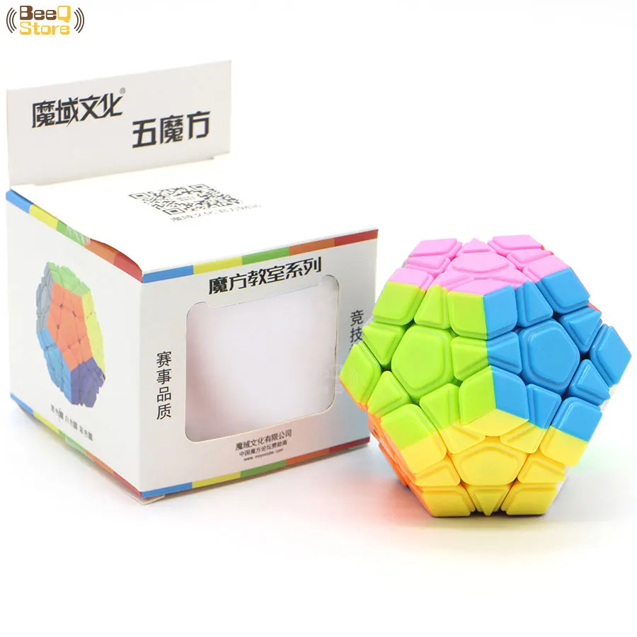 Megamin Кубик Moyu коробка SQ1 перекос Пирамида Megamin волшебный куб 3x3x3 Подарочная коробка Упаковка специализированный куб пазл игрушки для детей - Цвет: Megamin