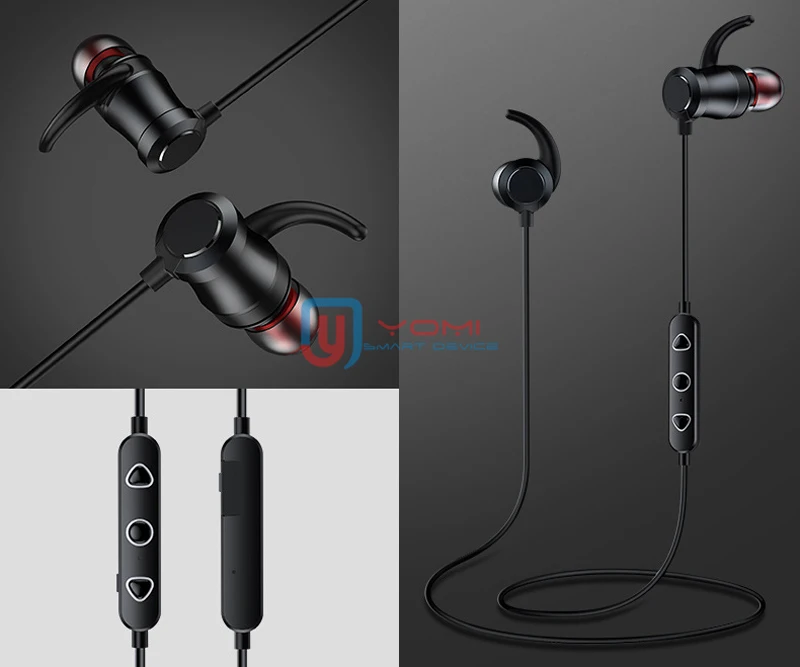 Wireless RunningHeadphones IPX5 Waterproof Bluetooth 4.1 Sport Earbuds Hifi Stereo Noise Reduction with Mic Earphone For Phones |