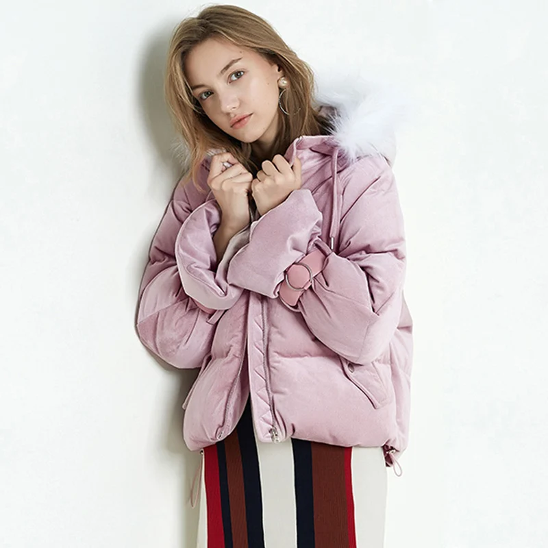 Зимнее пальто для женщин с капюшоном 2018 модная теплая хлопковая парка воротником