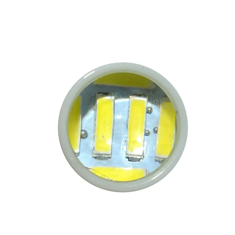 2 шт. T25 3156 3157 керамические линзы 6 SMD 7020 LED Вт P27/7 P27W автомобильные тормозные огни