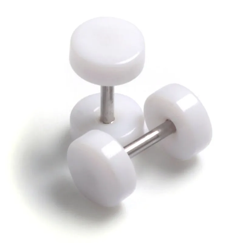 Серьги гвоздики из нержавеющей стали для имитации пирсинга украшения тела