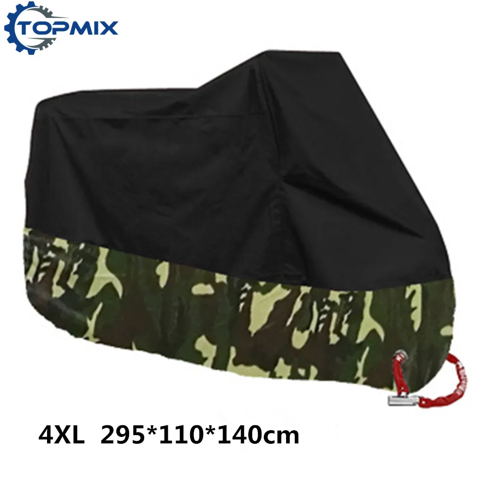 4XL Motorcycle Cover Waterproof Outdoor Uv Protector Bike Rain Dustproof for Motor Scooter Coat XXXXL |
