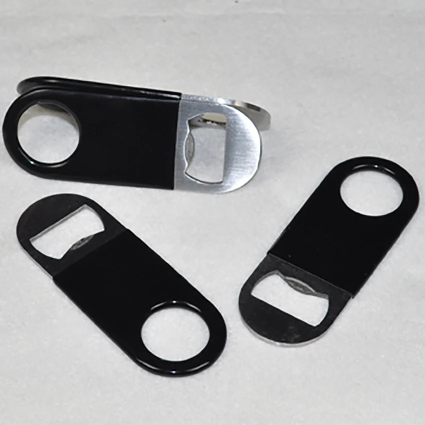 Heavy Duty Stainless Steel Flat Bottle Opener Portable Pocket Solid and Durable Beer for Kitchen Bar or Restaurant | Дом и сад