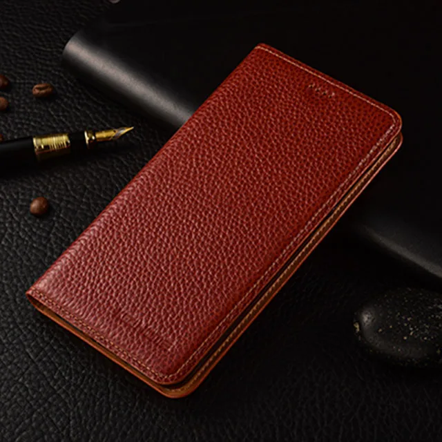red brown Для Xiaomi Mi Note 3 чехол KEZiHOME личи из натуральной кожи флип-Стенд кожаный чехол Капа для Xiaomi Mi Note 3 5," чехол для телефона s - Цвет: red brown