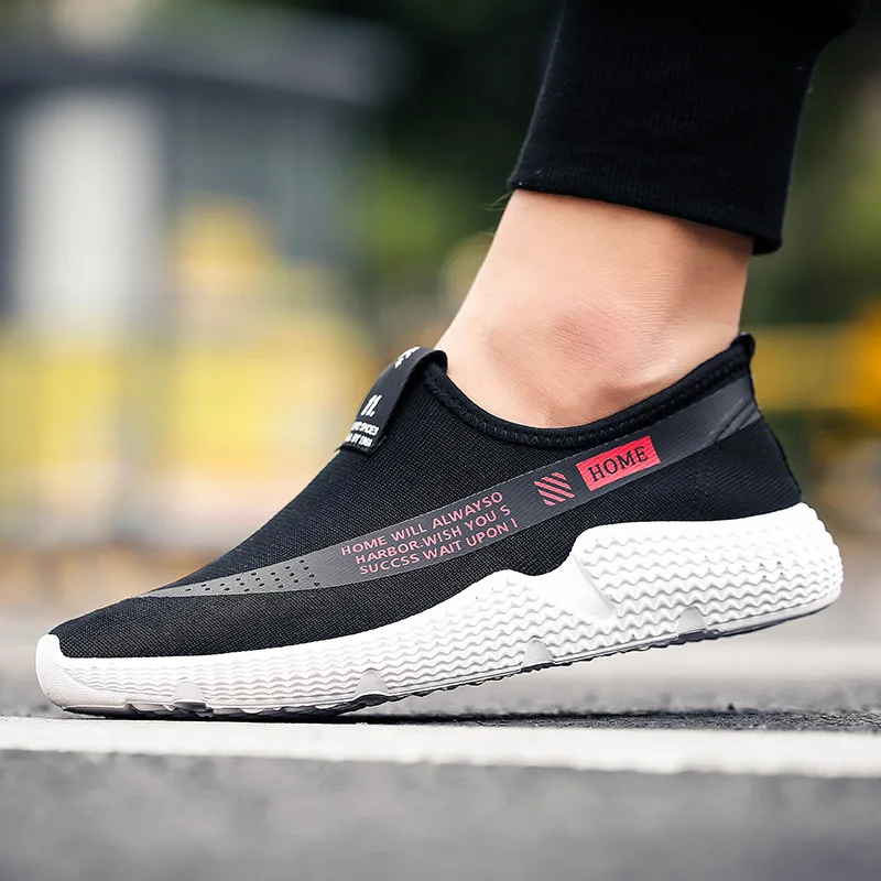 Breathable lazy summer Korean fashion men's shoes | Обувь