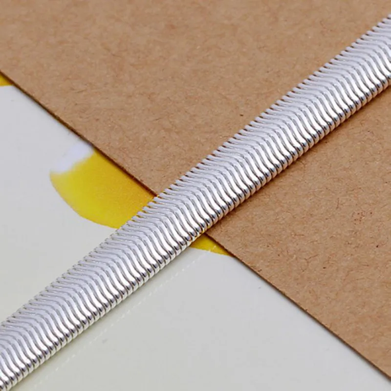 Бесплатная Доставка оптом Серебристый браслет 925 Модные посеребренные ювелирные