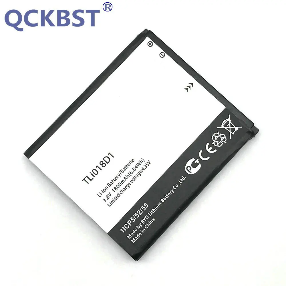 1 шт. 100% высококачественный аккумулятор TLi018D1 для Alcatel one touch D5 Dual 5038x Pop 3 5015D|battery for
