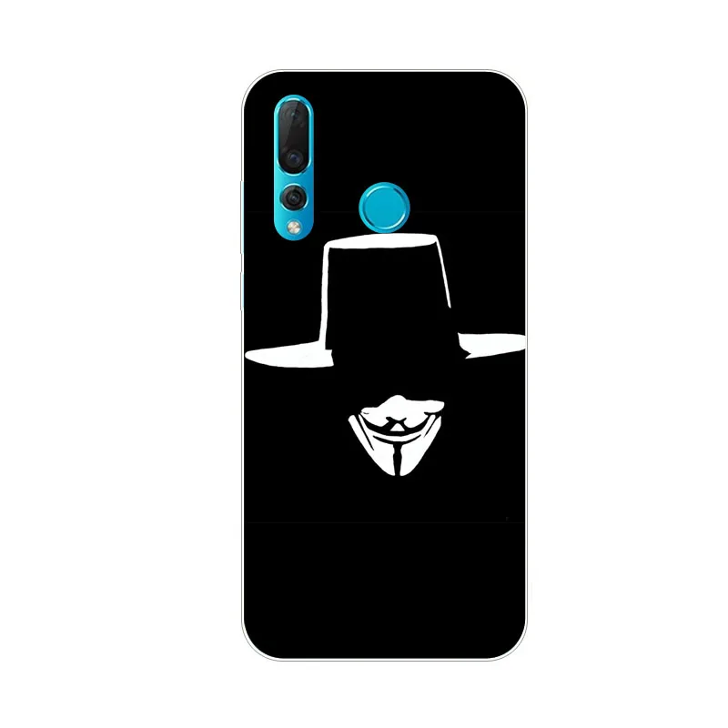 Чехол для huawei nova 4 силиконовый красивый рисунок собаки мягкая задняя крышка из