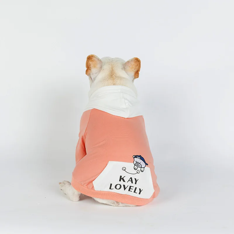 Медведь с нашивкой в виде надписи &quotФранцузский толстовки&quot Бульдог