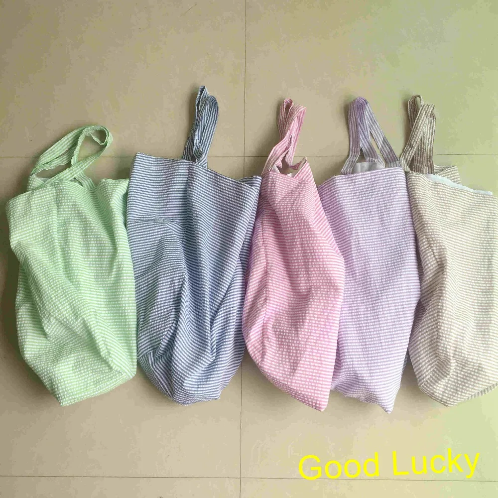 50 шт./лот 2019 супер качество Новое поступление Seersucker Хобо пляжные сумки tote