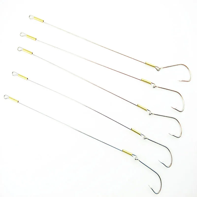 Совместно с рыба 5 шт./упак. большой Размеры Стальная проволока лидеры