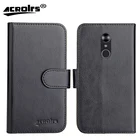 Чехол для Телефона Fly Cirrus 13 FS518, Эксклюзивный кожаный чехол 6 цветов с откидной крышкой и чехлом для карт