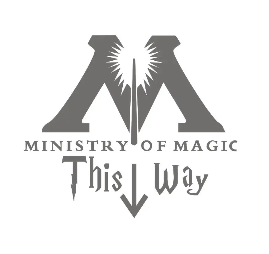 

Настенные наклейки OUJING "Министерство магии"