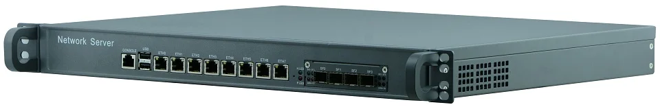 8 гигабитных LAN с 4 SFP настольными компьютерами сервер 1U маршрутизатор межсетевого