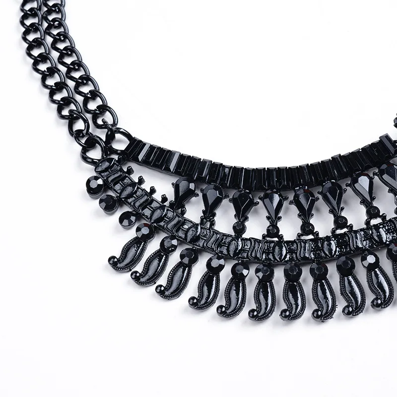 ZA Мода Custume крылья белый сплав металла заявление Макси Collier Femme кулон чокер