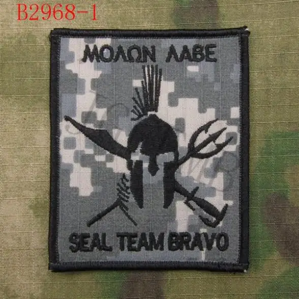 DEVGRU NSWDG SEAL TEAM BRAVO Sparta Morale Embroidery patch | Дом и сад
