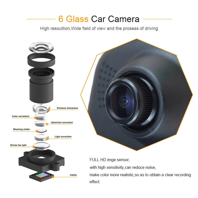 Зеркало заднего вида видеорегистратор с Full HD экраном 4 3 дюйма Автомобильный