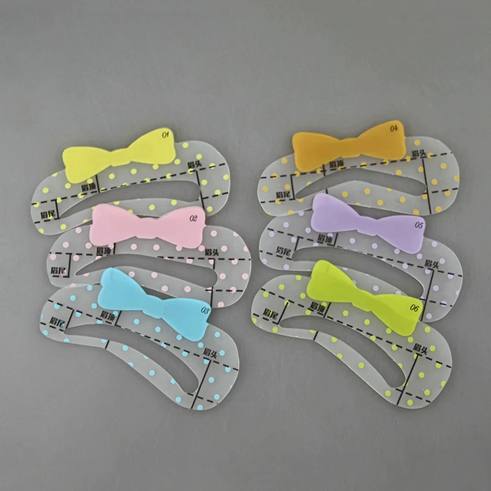 6 шт./лот подводка для глаз модели силикагель трафареты подводки Макияж